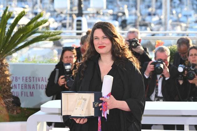 Cannes, 78th Cannes Film Festival 2025, Photocall Winners Cannes, 78th Cannes Film Festival 2025, Photocall Palmares In the photo Mascha Schilinski Cannes France  Copyright: xIPA ABACAx