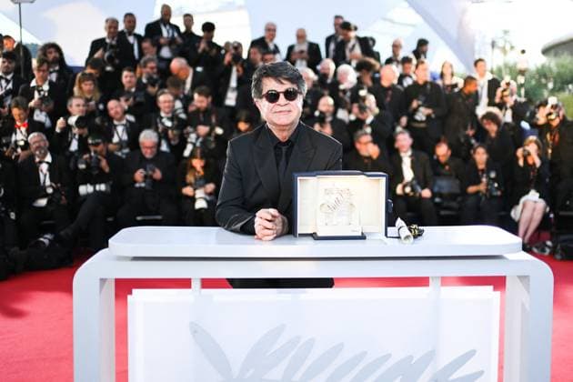 Cannes Winners Photocall AM Jafar Panahi poses with the Palme D Or award for It Was Just an Accident during the Palme D Or Winners photocall in Cannes, France on May 24, 2025 as part of the 78th Cannes Film Festival. Photo by Aurore Marechal ABACAPRESS.COM Cannes France  Copyright: xMarechalxAurore ABACAx