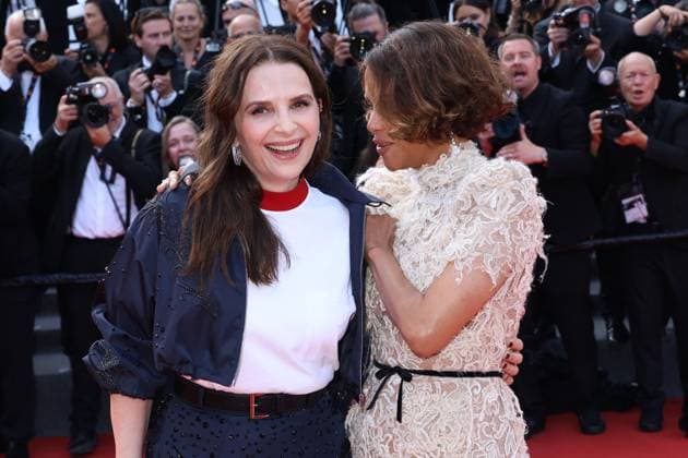 78eme Festival International du Film de Cannes Montée des marches Clôture 78th Cannes Film Festival Red carpet of the closing ceremony Juliette Binoche and Halle Berry 445106 2025 05 24 Cannes France  Copyright: xIsabellexVautierx xStarfacex STAR_445106_126