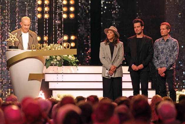 Presentation of the 49 Prix Walo Moved Wendy Holdener during the acceptance speech for winning the Prix Walo for Wendy Holdener and her brother Kevin in the TV Production category Presentation of the 49 Prix Walo for the year 2024 on 24 05 2025 at SRF Studio 1 in Zurich Leutschenbach, Zurich, Switzerland