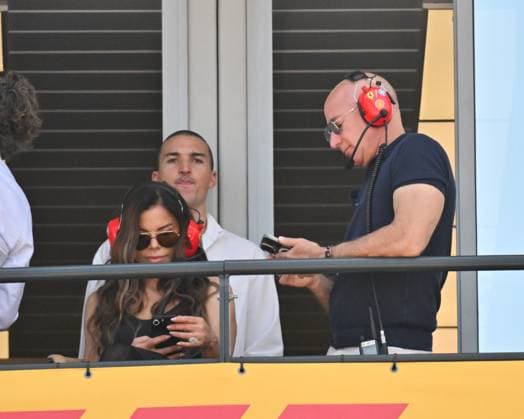 Monaco, Jeff Bezos and Lauren Sanchez at the Monaco GP 2025. photo: Jeff Bezos and Lauren Sanchez  Copyright: xManuelexMangiarottix xipa-agency.netx xManuelexMangiarottix IPA_Agency_IPA58240165