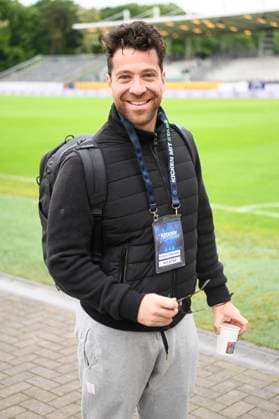 Patrick Fernandez at the charity soccer match Kicken mit Stars at the Eilenriedestadion Hanover, 25 05 2025 Foto:xC.xNiehausx xFuturexImagex kicken_5502