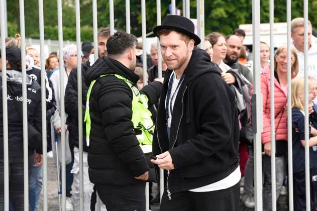 Johannes Oerding at the charity soccer match Kicken mit Stars in the Eilenriedestadion Hanover, 25 05 2025 Foto:xC.xNiehausx xFuturexImagex kicken_5509