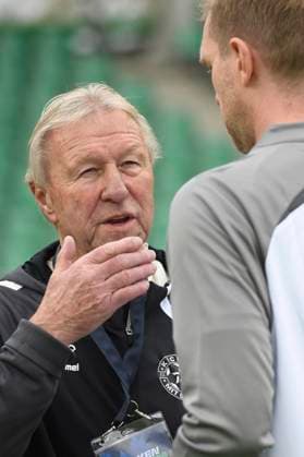Horst Hrubesch at the charity soccer match Kicken mit Stars in the Eilenriedestadion Hanover, 25 05 2025 Foto:xC.xNiehausx xFuturexImagex kicken_5537
