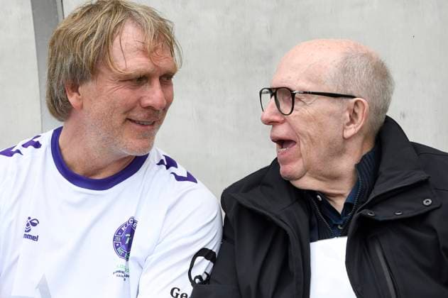 Ansgar Brinkmann and Reiner Calmund at the charity soccer match Kicken mit Stars in the Eilenriedestadion Hanover, 25 05 2025 Foto:xC.xNiehausx xFuturexImagex kicken_5543
