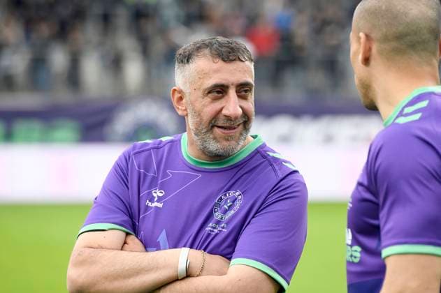Kida Khodr Ramadan at the charity soccer match Kicken mit Stars in the Eilenriedestadion Hanover, 25 05 2025 Foto:xC.xNiehausx xFuturexImagex kicken_5555