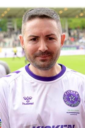 Menderes Bagci at the charity soccer match Kicken mit Stars in the Eilenriedestadion Hanover, 25 05 2025 Foto:xC.xNiehausx xFuturexImagex kicken_5560