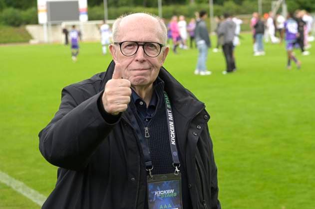 Reiner Calmund at the charity soccer match Kicken mit Stars in the Eilenriedestadion Hanover, 25 05 2025 Foto:xC.xNiehausx xFuturexImagex kicken_5563