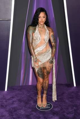 LAS VEGAS, NV - MAY 26: **EDITORIAL USE ONLY** Kehlani at the 2025 American Music Awards at Fontainebleau Las Vegas on May 26, 2025 in Las Vegas, Nevada. Copyright: xJeffreyxMayerx
