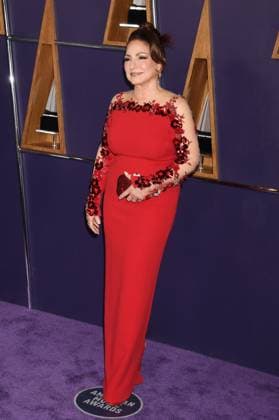LAS VEGAS, NV - MAY 26: **EDITORIAL USE ONLY** Gloria Estefan at the 2025 American Music Awards at Fontainebleau Las Vegas on May 26, 2025 in Las Vegas, Nevada. Copyright: xJeffreyxMayerx