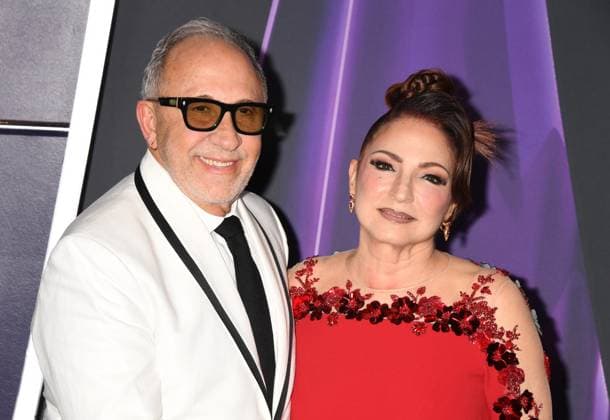 LAS VEGAS, NV - MAY 26: **EDITORIAL USE ONLY** Emilio Estefan and Gloria Estefan at the 2025 American Music Awards at Fontainebleau Las Vegas on May 26, 2025 in Las Vegas, Nevada. Copyright: xJeffreyxMayerx