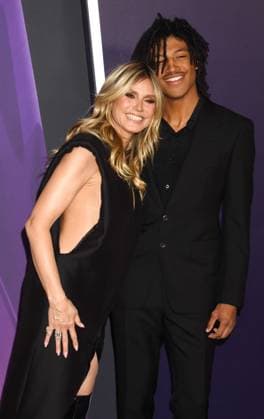 LAS VEGAS, NV - MAY 26: **EDITORIAL USE ONLY** Heidi Klum and Henry Günther Ademola Dashtu Samuel at the 2025 American Music Awards at Fontainebleau Las Vegas on May 26, 2025 in Las Vegas, Nevada. Copyright: xJeffreyxMayerx