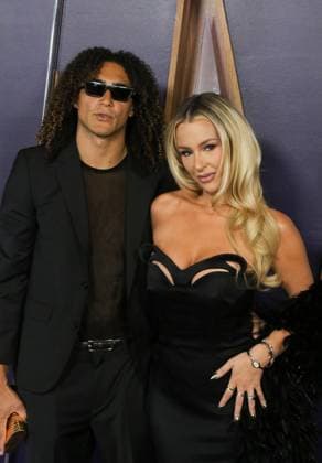May 26, 2025, Las Vegas, Nevada, USA: Makoa Kaleiki Ho and Tana Mongeau at the 2025 American Music Awards held at the Fontainebleau Hotel in Las Vegas, Nevada on Monday May 26, 2025. BURT HARRIS BNS PI Las Vegas USA - ZUMAp124 20250526_zaa_p124_052 Copyright: xBurtxHarrisx