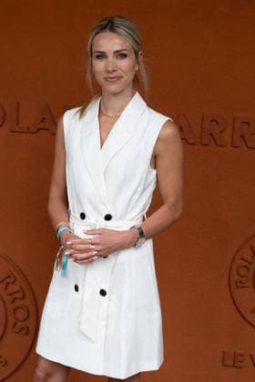 French Open - Vips At The Village - Day 3 Marion Rousse take a pose at Roland Garros for the French open on May 27, 2025, in Paris, France. Photo by Laurent Zabulon ABACAPRESS.COM Paris France  Copyright: xZabulonxLaurent ABACAx