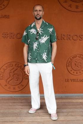 French Open - Vips At The Village - Day 3 Arie Elmaleh take a pose at Roland Garros for the French open on May 27, 2025, in Paris, France. Photo by Laurent Zabulon ABACAPRESS.COM Paris France  Copyright: xZabulonxLaurent ABACAx