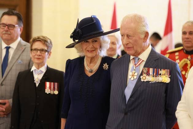 Britain s King Charles and Queen Camilla state visit to Ottawa, Canada, 27 May 2025 Ottawa, Canada, 27 May 2025: Britain s King Charles III and Queen Camilla arrive at the Senate building in Ottawa for the state opening of the Canadian Parliament., Credit:Ian Vogler Avalon Canada, Ottawa  Copyright: xIanxVoglerx xAvalonx 1003870420