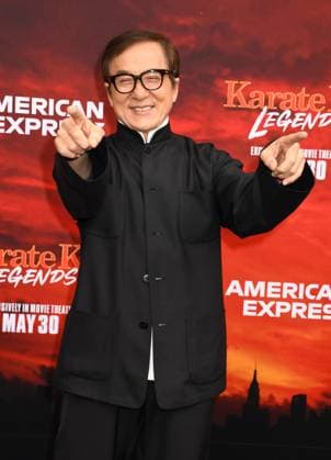 NEW YORK, NY- MAY 27: Jackie Chan at The NY World Premiere of Karate Kid: Legends on May 27, 2025 in New York City. Copyright: xMediaPunchx
