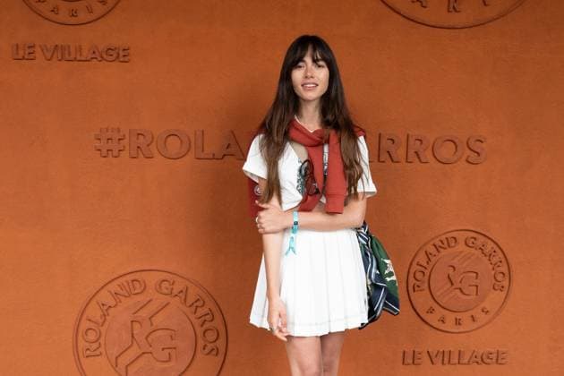 French Open - Vips At The Village Giulia Petronio take a pose at Roland Garros for the French open on May 27, 2025, in Paris, France. Photo by Laurent Zabulon ABACAPRESS.COM Paris France  Copyright: xZabulonxLaurent ABACAx