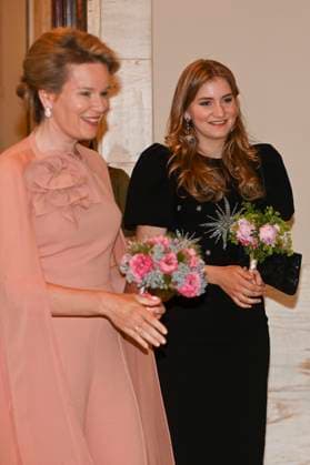 Queen Mathilde and Princesse Elisabeth - Queen Elisabeth Competition Brussels, Belgium. 27 may 2025 : Queen Mathilde and Princess Elisabeth attend the Queen Elisabeth Music Competition at Bozar in Brussels. With Hélène d Udekem d Acoz et sa fille. (Sister of queen) . Credit : F.Andrieu Agencepeps CC . Brussels Belgium  Copyright: xContentxCurationx F.Andrieu Agencepeps CCx