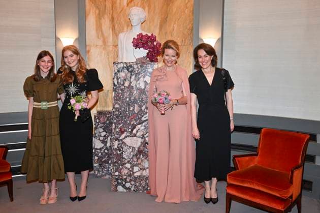 Queen Mathilde and Princesse Elisabeth - Queen Elisabeth Competition Brussels, Belgium. 27 may 2025 : Queen Mathilde and Princess Elisabeth attend the Queen Elisabeth Music Competition at Bozar in Brussels. With Hélène d Udekem d Acoz et sa fille. (Sister of queen) . Credit : F.Andrieu Agencepeps CC . Brussels Belgium  Copyright: xContentxCurationx F.Andrieu Agencepeps CCx