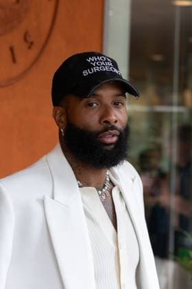2025 French Open - Village Day 4 NB Odell Beckham Jr. at village during the 2025 French Open at Roland Garros on May 28, 2025 in Paris, France. Photo by Nasser Berzane ABACAPRESS.COM Paris France  Copyright: xBerzanexNasser ABACAx