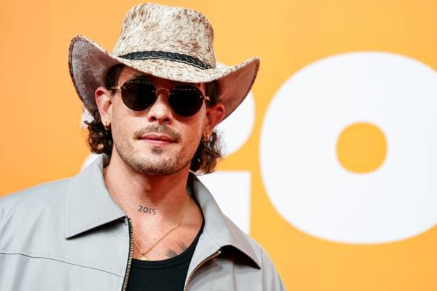 Zurich, Switzerland, May 28th 2025: Portrait (headshot close up) of Swiss musician Loco Escrito (Nicolas Herzig) on the red carpet during the Swiss Music Awards 2025 at Hallenstadion in Zurich, Switzerland. (Daniela Porcelli SPP) Copyright: xDanielaxPorcellix xSPPx spp-en-DaPoSp-20250528-DP204211
