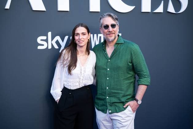 May 28, 2025, Madrid, Madrid, SPAIN: Alberto Ammann and Clara Mendez Leite attend the premiere of Matices, the new psychological thriller series from SkyShowTime, at Cines Callao in Madrid. Madrid SPAIN - ZUMAc270 20250528_zip_c270_043 Copyright: xDavidxCruzxSanzx