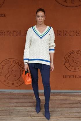 2025 French Open - Celebrities At Village Night Day 4 NB Charlotte Lauxerrois at Village for night session during the 2025 French Open at Roland Garros on May 28, 2025 in Paris, France. Photo by Nasser Berzane ABACAPRESS.COM Paris France  Copyright: xBerzanexNasser ABACAx