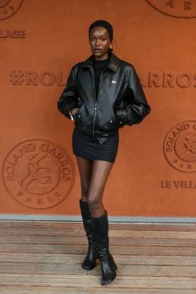 2025 French Open - Celebrities At Village Night Day 4 NB Fatou Diawara at Village for night session during the 2025 French Open at Roland Garros on May 28, 2025 in Paris, France. Photo by Nasser Berzane ABACAPRESS.COM Paris France  Copyright: xBerzanexNasser ABACAx