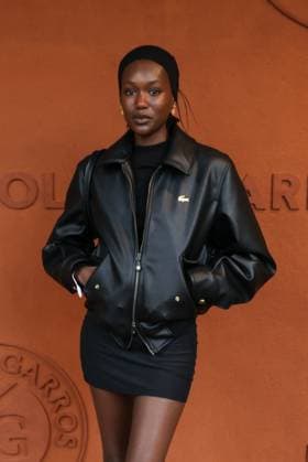 2025 French Open - Celebrities At Village Night Day 4 NB Fatou Diawara at Village for night session during the 2025 French Open at Roland Garros on May 28, 2025 in Paris, France. Photo by Nasser Berzane ABACAPRESS.COM Paris France  Copyright: xBerzanexNasser ABACAx