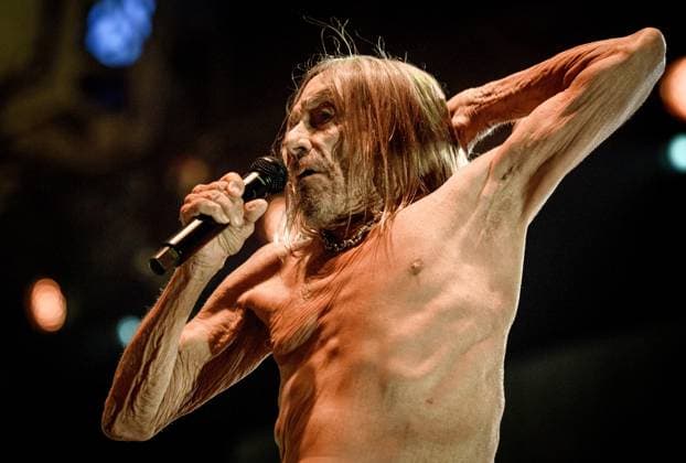 Bilder des Jahres 2025, Entertainment 05 Mai Iggy Pop in Alexandra Palace, London, UK, 28 May 2025. Punk legend, 78-year-old Iggy Pop, performs in Alexandra Palace, London, UK, 28 May 2025., Credit:Tina Korhonen Avalon  Copyright: xTinaxKorhonenx xAvalonx 1004615586