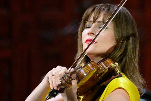 Georgian-born German violinist Lisa Batiashvili with London Symphony Orchestra with their Chief Conductor Sir Antonio Pappano concert during the Prague Spring International Music Festival in Prague, Czech Republic, May 29, 2025. (CTKxPhoto MichalxKamaryt) CTKPhotoP2025052908432  CTKPhotoP2025052908432