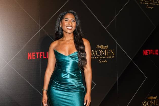 May 29, 2025, Toronto, On, Canada: Rachelle Show is pictured at The Hollywood Reporter Women In Entertainment Canada Tribute Awards at The Ritz-Carlton Hotel in Toronto, on Thursday, May 29, 2025. Toronto Canada  - ZUMAc35_ 20250529_zaf_c35_081 Copyright: xLauraxProctorx