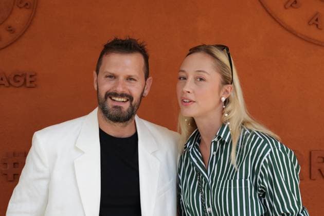French Open - Vips At The Village Hugo Becker, Romane Bollingier Paris at Village during the 2025 French Open at Roland Garros on May 30, 2025 in Paris, France. Photo by Nasser Berzane ABACAPRESS.COM Paris France  Copyright: xBerzanexNasser ABACAx