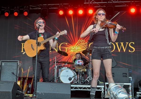 Wychwood Music Festival 2025 Friday The Roving Crows perform at Wychwood Music Festival 2025 Friday, Credit:Jules Annan Avalon  Copyright: xJulesxAnnanx xAvalonx 1005310787