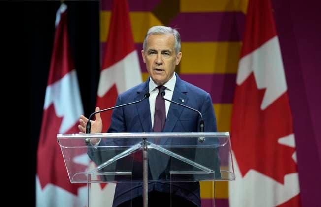 May 30, 2025, Ottawa, On, Canada: Prime Minister Mark Carney speaks at the Federation of Canadian Municipalities Conference in Ottawa, Friday, May 30, 2025. Ottawa Canada  - ZUMAc35_ 20250530_zaf_c35_039 Copyright: xAdrianxWyldx