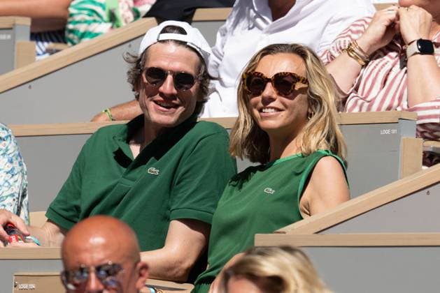 French Open Vips At The Stands LZ Amelie Etasse and Clement Sejourne attend the Roland Garros 2025 tournament on May 30, 2025 in Paris, France. Photo by Laurent Zabulon ABACAPRESS.COM Paris  Copyright: xZabulonxLaurent ABACAx