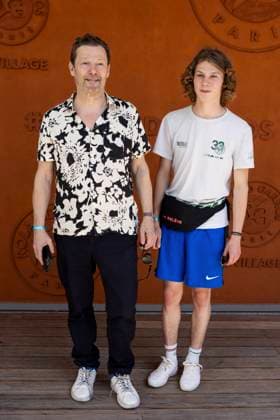 Celebrities in the village during the French Open Tennis Championships at Roland Garros 2025 Day 5 Jerome Kircher and his son Samuel Kircher in the village during the French Open Tennis Championships at Roland Garros 2025 Paris, May 30th, 2025 Moreau Jacovides Bestimage Celebrities in the village during the French Open Tennis Championships at Roland Garros 2025, on May 30th, 2025 in Paris France  Copyright: xJACOVIDES-MOREAUx xBESTIMAGExJACOVIDES-MOREAUx xBESTIMAGEx
