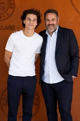 Celebrities in the village during the French Open Tennis Championships at Roland Garros 2025 Day 5 Bruce Toussaint and his son Noé Toussaint in the village during the French Open Tennis Championships at Roland Garros 2025 Paris, May 30th, 2025 Moreau Jacovides Bestimage Celebrities in the village during the French Open Tennis Championships at Roland Garros 2025, on May 30th, 2025 in Paris Paris France  Copyright: xJACOVIDES-MOREAUx xBESTIMAGExJACOVIDES-MOREAUx xBESTIMAGEx