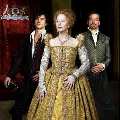 Elizabeth I - filmstill HUGH DANCY, HELEN MIRREN & JEREMY IRONS in Elizabeth I Copyright: xSuppliedxbyxCapitalxPicturesx