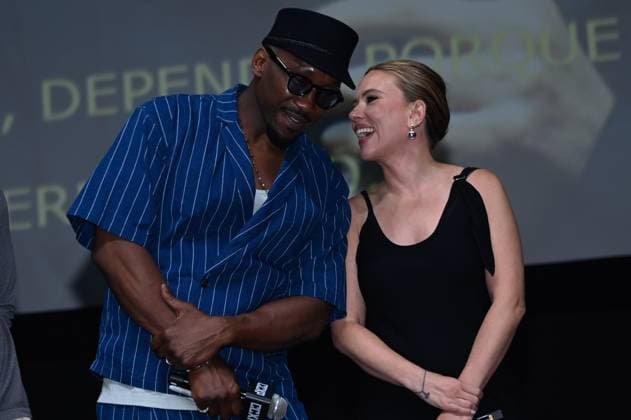 Comic Con Experience Mexico 2025 ˜CCXP™ - Day 2 Actor Mahershala Ali and actress Scarlett Johansson during a conference for the announcement of the film Jurassic World Rebirth as part of the the 2nd edition of Comic Con Experience Mexico 2025 ˜CCXP™ at Centro Banamex. on May 31, 2025 in Mexico City, Mexico. Mexico City CDMX Mexico Copyright: xCarlosxTischlerx