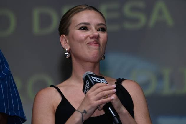 Comic Con Experience Mexico 2025 ˜CCXP™ - Day 2 Actress Scarlett Johansson during a conference for the announcement of the film Jurassic World Rebirth as part of the the 2nd edition of Comic Con Experience Mexico 2025 ˜CCXP™ at Centro Banamex. on May 31, 2025 in Mexico City, Mexico. Mexico City CDMX Mexico Copyright: xCarlosxTischlerx