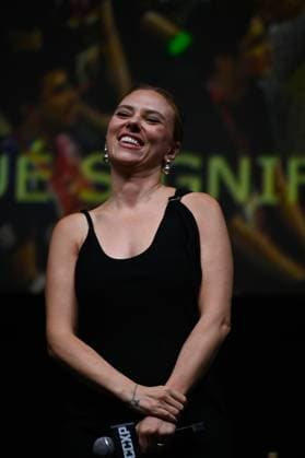 Comic Con Experience Mexico 2025 ˜CCXP™ - Day 2 Actress Scarlett Johansson during a conference for the announcement of the film Jurassic World Rebirth as part of the the 2nd edition of Comic Con Experience Mexico 2025 ˜CCXP™ at Centro Banamex. on May 31, 2025 in Mexico City, Mexico. Mexico City CDMX Mexico Copyright: xCarlosxTischlerx