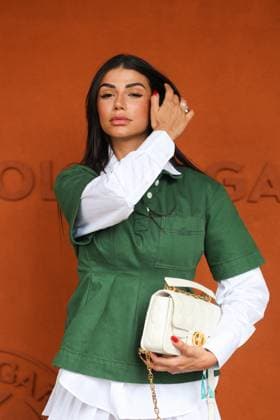 2025 French Open - Celebrities At Village Day 8 NB Louana Franco in Stand during the 2025 French Open at Roland Garros on June 01, 2025 in Paris, France. Photo by Nasser Berzane ABACAPRESS.COM Paris France  Copyright: xBerzanexNasser ABACAx