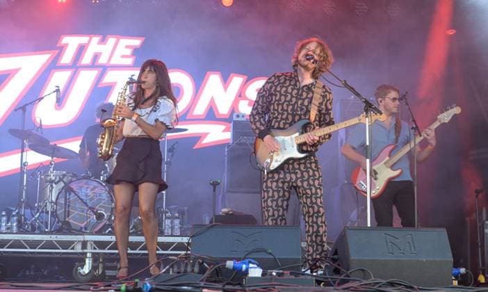 Wychwood Music Festival 2025 Sunday The Zutons perform at Wychwood Music Festival 2025, Sunday, Credit:Jules Annan Avalon  Copyright: xJulesxAnnanx xAvalonx 1006023020