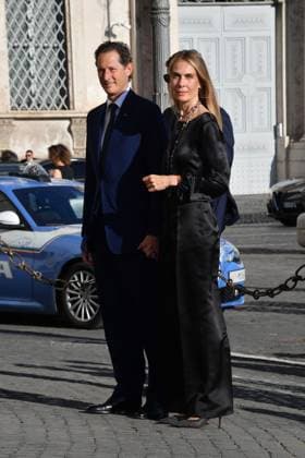 Rome, Italy: Rome, Piazza del Quirinale Concert at the Quirinale for the Republic Day celebrations on June 2nd, In the photo: John Elkann Lavinia Borromeo Rome Italy  - ZUMAp169 20250601_zea_p169_359 Copyright: xVincenzoxLandix