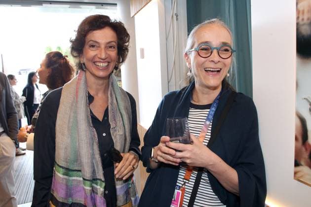Exclusive Celebrities at lunch in the France Television box during the 2025 Tennis French Open of Roland Garros Exclusif Audrey Azoulay Director General of UNESCO and Delphine Ernotte Cunci President of France TV at lunch in the France Television box during the 2025 Tennis French Open of Roland Garros Day 09 in Paris, France June 2, 2025 Bertrand Rindoff Bestimage Exclusive Lunch in the France Television box during the 2025 Tennis French Open of Roland Garros Day 09 in Paris, France France  Copyright: xBERTRANDxRINDOFFxPETROFFx xBESTIMAGExBERTRANDxRINDOFFxPETROFFx xBESTIMAGEx