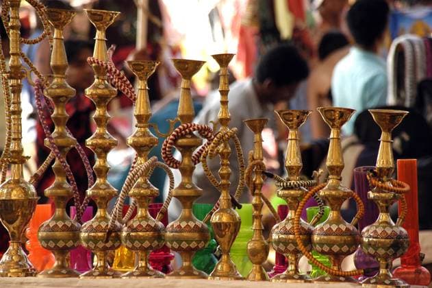 Anjuna market Anjuna market, Anjuna, Goa, India. atmosphere gv general view shisha pipe bong travel CAP CJ Chris Joseph India Copyright: xChrisxJoseph CapitalxPicturesx