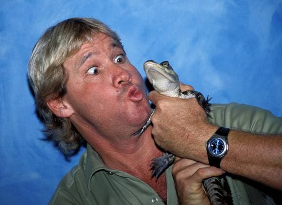 Archivbilder der Woche KW23 RECORD DATE NOT STATED STEVE IRWIN Ref: ND crocodile hunter, headshot, portrait, animal, funny face Los Angelas United States Copyright: x CapitalxPicturesx