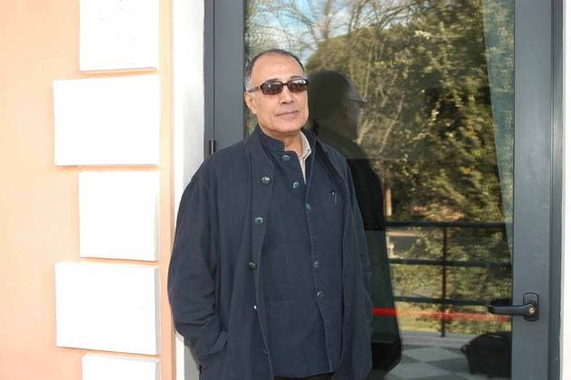 Your Cinema Lesson ABBAS KIAROSTAMI Your Cinema Lesson March 11th, 2005 half length sunglasses shades blue jacket hands in pocket Rome Italy Copyright: xLucaxCavallari CapitalxPicturesx